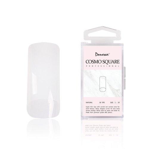 

Donna and Nail Tip Artificial Nail Cosmos Square Natural 50nail CT05-50N-N