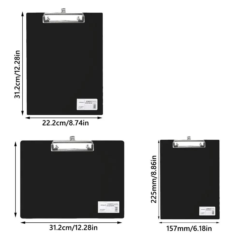 High Quality A4/A5 Writing Splint Horizontal/Vertical With Hanging Hole Writing Board Clip Writing Clipboard Stationery