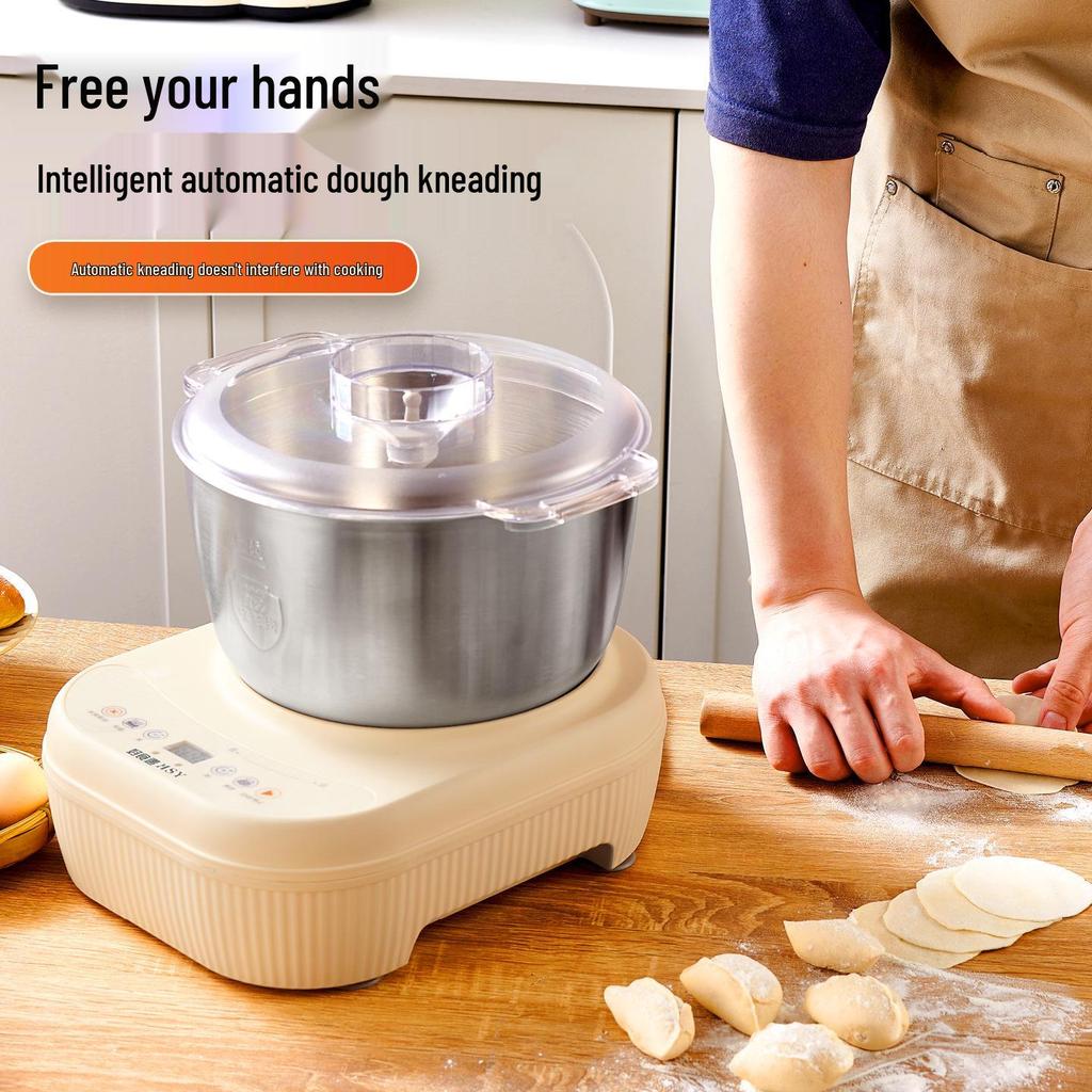 New Fully Automatic Stainless Steel Dough Kneader and Mixer with Timer