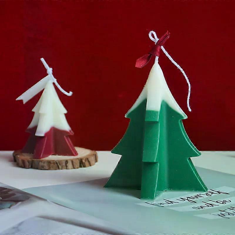Christmas Tree Shape Candle Mold Handmade Candle Diy Mould Christmas Candle Mould Cross Shape Plastic Mould