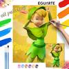 Tinker Bell Oil Painting Kit Digital Painting Art Handmade Diy Home Room Decorations