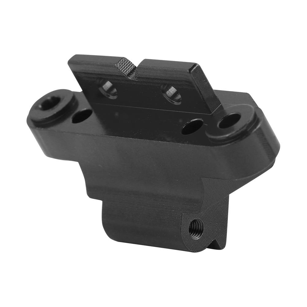 Aluminium Alloy Front Arm Bulk for Axial  Rock Racer 90026 RC Upgrade Part (Black)