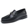 Men's Spring Breathable Foot Cover Casual Leather Shoes Non-slip Business One-pedal Formal Leather Shoes Men's Versatile Doudou Shoes