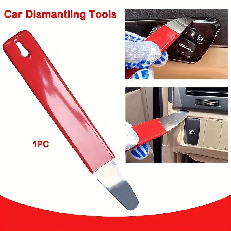 Car Door Panel Pry Tool, Center Console Trim Removal Tool, Interior Modification Steel Pry Bar, Automotive Repair Kit