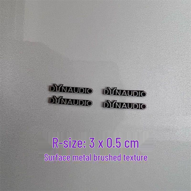 Dekorative Metallaufkleber für Auto-Audio-Lautsprecher von Bose, Harman Kardon, JBL.