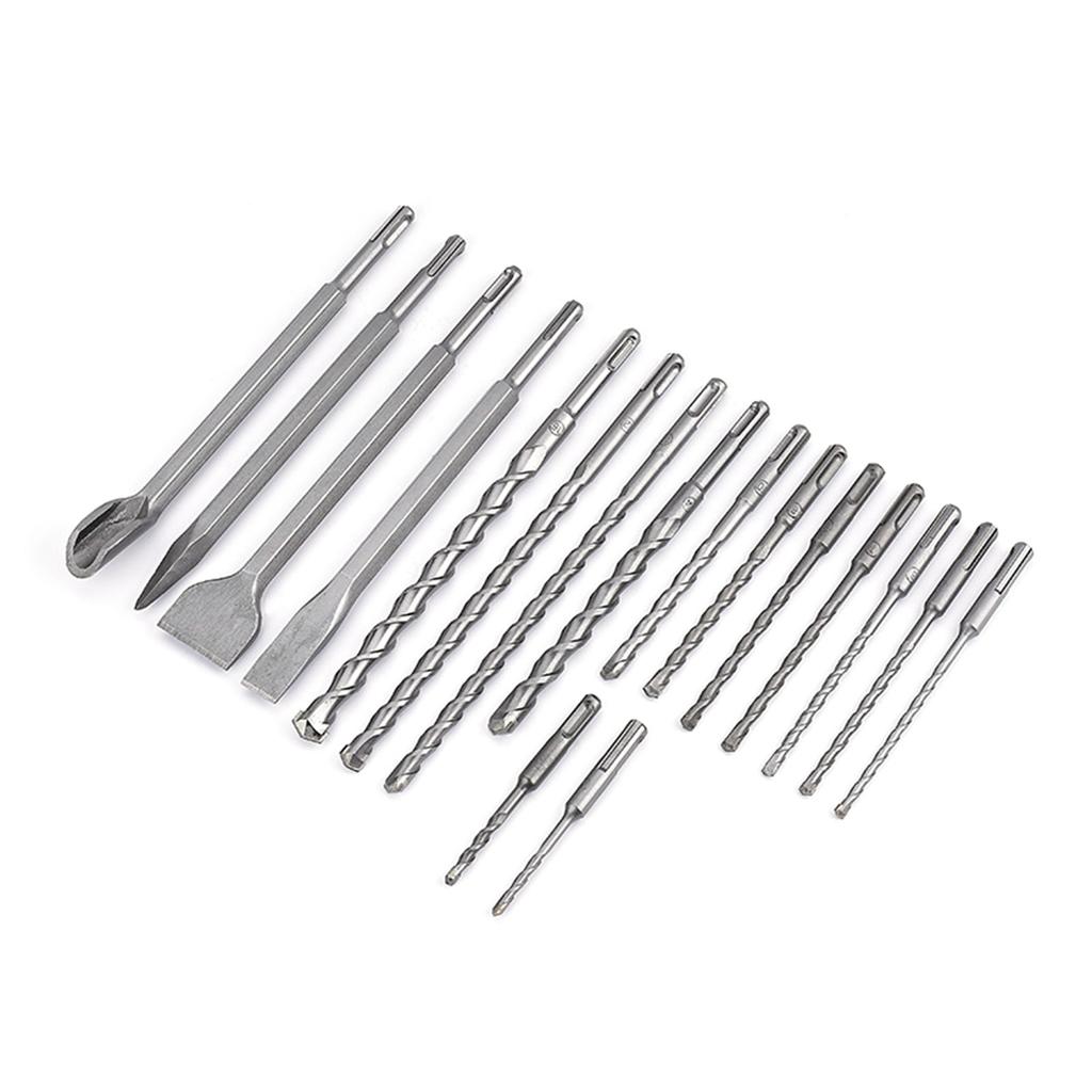 17-Piece Drill Bit Set (Impact/Alloy/Stainless Steel Bits)