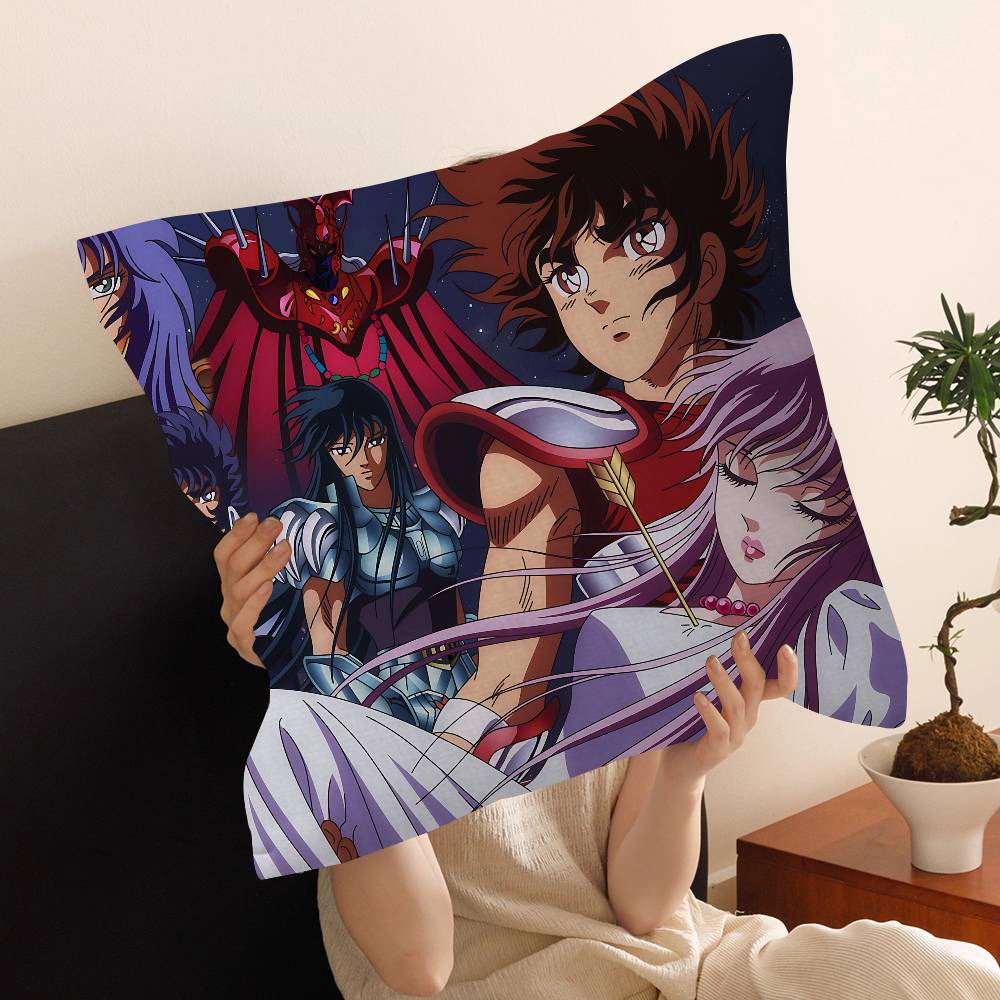 Japanese Hot Anime S-Saint Seiya Cushion Cover Decorative Pillow Sofa Home Decor Case Pillow Cases
