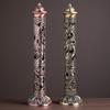 Vintage Vertical Incense Holder Dragon and Phoenix Pillar for Home Office, Celebration Decor, Room Decor,Furniture,New Year Gift