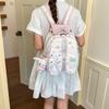 Schultasche neu japanischer Cartoon Schlappohrhase Spitze Rucksack Große Schleife Süße Lolita Ausgehen leichte Schultasche