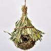 Hängendes Vogelnest für Haustiere im Freien, handgewebtes dekoratives Vogelhaus, Vogelkäfig, Unterschlupf für den Garten