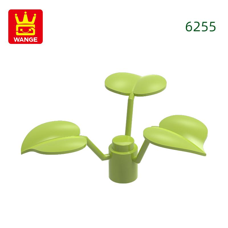 

Non-Toxic 80Pcs/Lot 6255 Flower Stem 1X1X2/3 With 3 Large Leaves Blocks Moc Color Accessories Compatible With Brick Children Toy about 80pcs