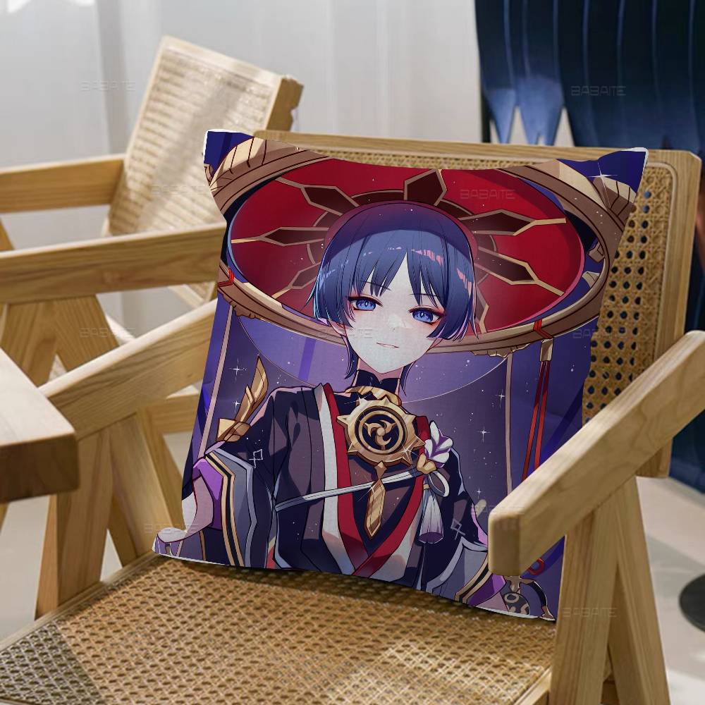 Popular Game Figure Wanderer Pillow Gift Home Office Decoration Bedroom Sofa Car Cushion Cover case x