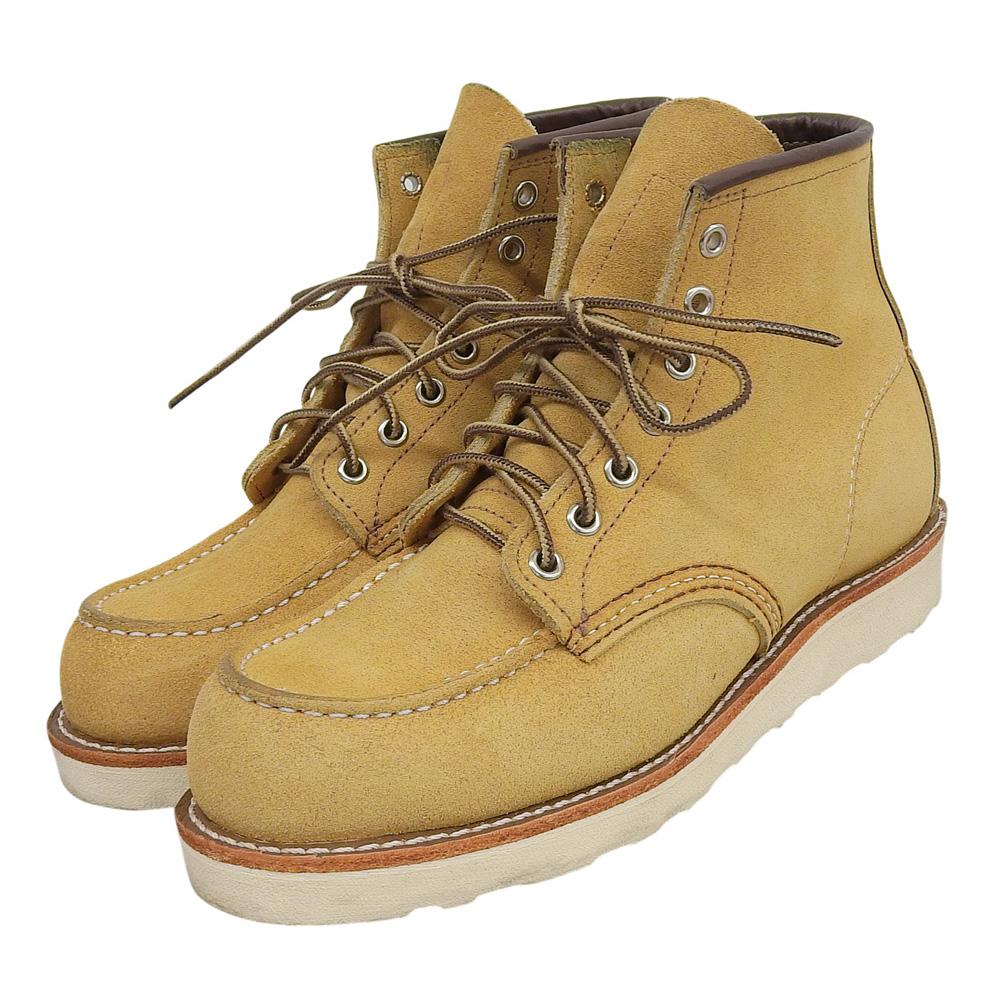 Red Wing 6-inch Classic Moc Shoes, Men's, Beige, 7 8833 Shoes 7(US) BeigeUsed