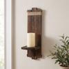 Holz-Kerzenhalter Wandbehang Schwebendes Regal Ausstellungsständer Lagerregal Eingangsbereich