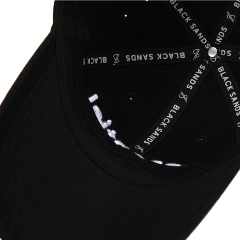 BLACK SANDS Essential Simple Embroidered Ball Cap_Black