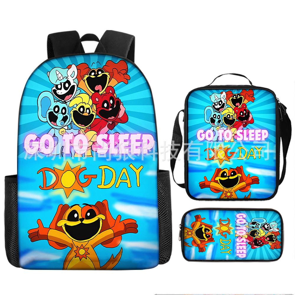 Poppy Playtime3 Animali dell'Orrore Sorridenti Creature Sorridenti Zaino a Tre Pezzi