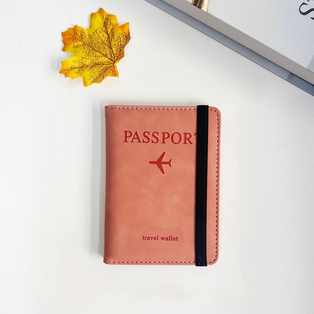 1PC PU Leather Card Bag Passport Holder Multi-function Document Bag Storage bag Travel Accessories Equipment