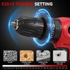 ONEVAN 25+3 Torque Electric Impact Drill Multifunctional 2 Gears Cordless Hammer Drill Power Tool For Makita 18V Battery Pin