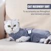Top-Selling Four-Legged Cat Suit for Post-Op Recovery, Ideal for Female Cat Sterilization and Weaning with Anti-Shedding Feature