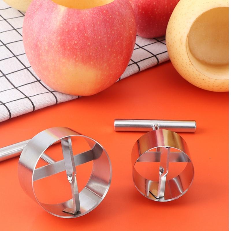 Fruit Core Digger Apple Pear Core Coring Cutter Stainless Steel Fruit Core Pitter Remover Separator for Kitchen Accessories