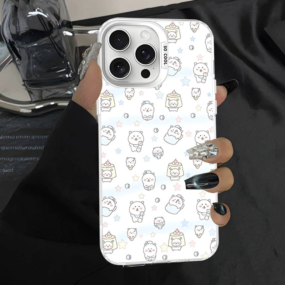 

Popular Cute J-Joke B-Bear For IPhone 17 16 15 14 13 12 11 Pro Max Plus Matte Color Back Phone Cover iPhone 11