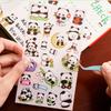 Kawaii Panda Creative Cartoon Stickers Cute Guka Hand-Painted Stickers High-Value Stationery Diy Hand-Painted Handbook Stickers