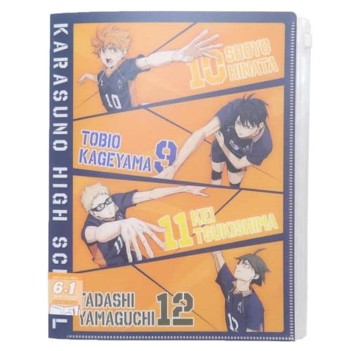 Haikyu!! 6+1 Hardcover Clear File Set Karasuno High School