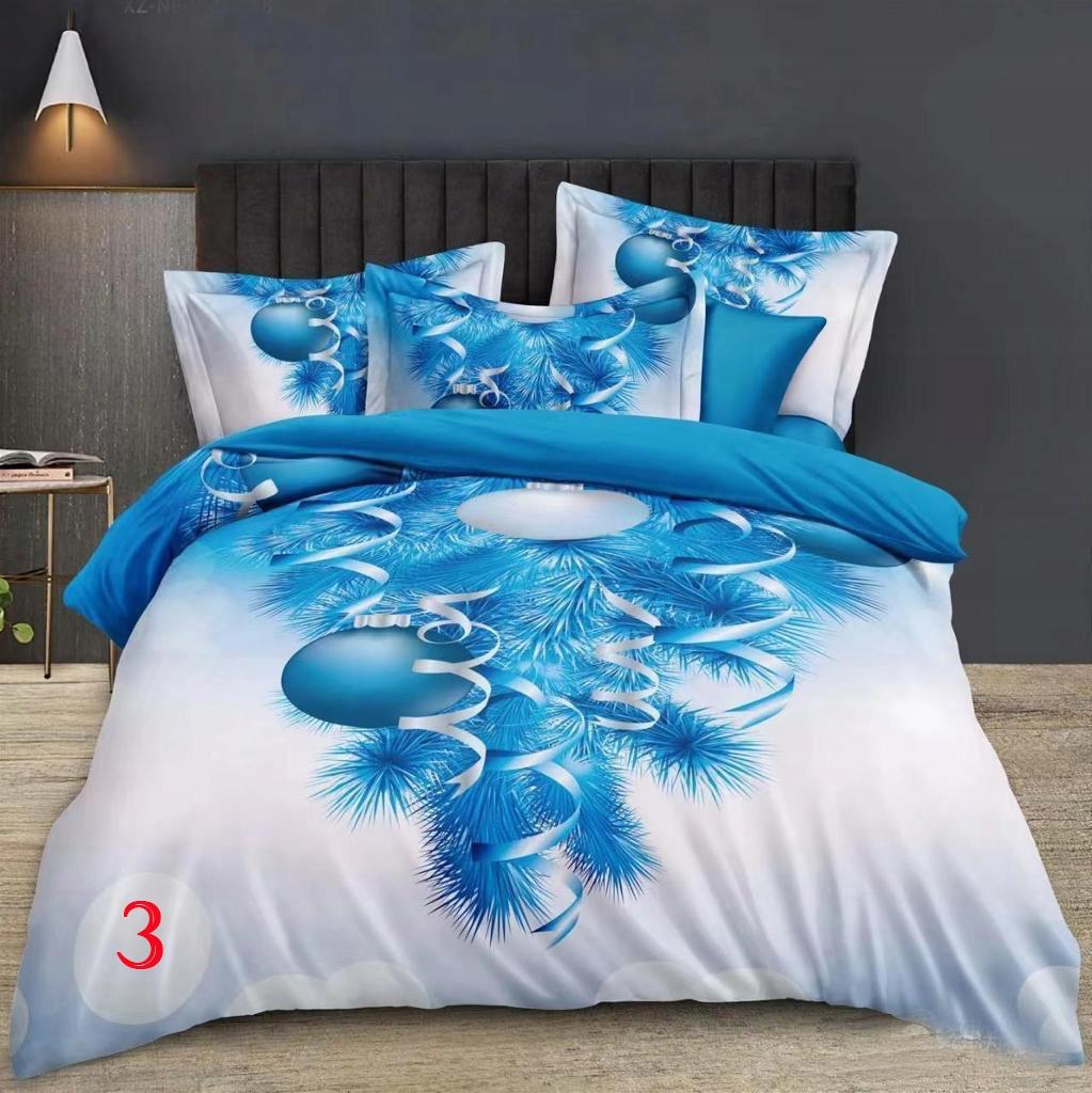 Christmas Bedding Santa Sleigh 160x200 + 2 X 70x80 Reindeer