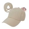 Women Baseball Cap, Adjustable Elastic Straps Quick-Drying Sun Hat, Criss-Cross Ponytail Design Baseball Hat for Running Yoga Hiking