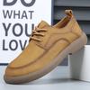 Spring and Summer New Men's Shoes Breathable Retro Leather Shoes Men's Comfortable Trend Versatile Casual Shoes