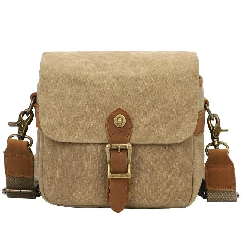 Professional Dslr Camera Messenger Bag Waterproof Crossbody Shoulder Bag For Canon Nikon Sony With Padded Compartment