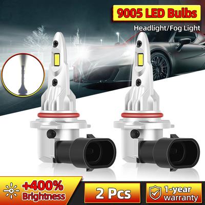 9005 HB3 9006 HB4 LED 200W 20000LM Car Lights 16PCS 3570 CSP Chips 6000K White Auto Mini Diode 1: 1 Turbo Lamps Auto Lights