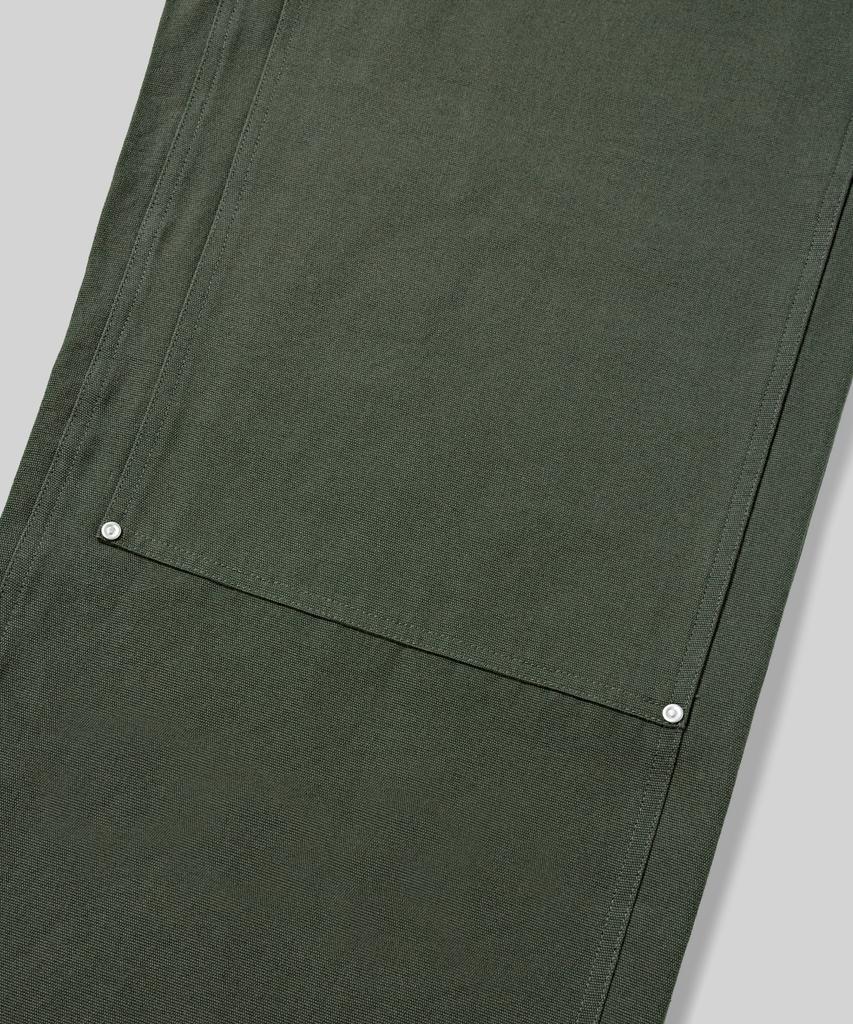 Beodeonteu Double Layer Carpenter Wide Cotton Pants [Khaki]