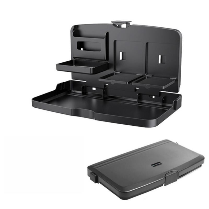 1Pcs Auto Interior Accessories Universal Car Dining Tray Tray With Cup Holder And Phone Storage Backseat Organizer Tray