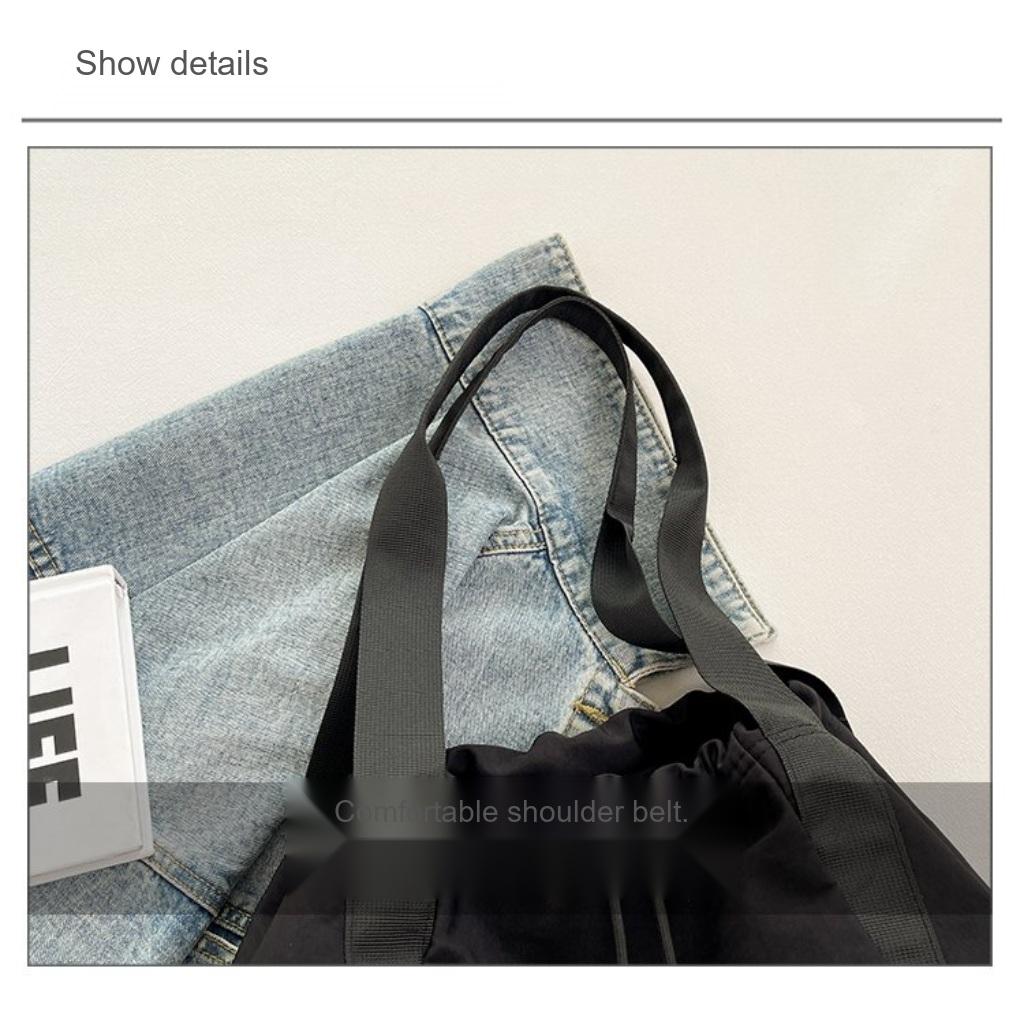 Backpack Women Nylon Drawstring Portable Daily Commute