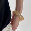 Lightweight Resin Bangle Bracelet Geometric Cuff Bracelet Vintage Acrylic Wristband  Gifts