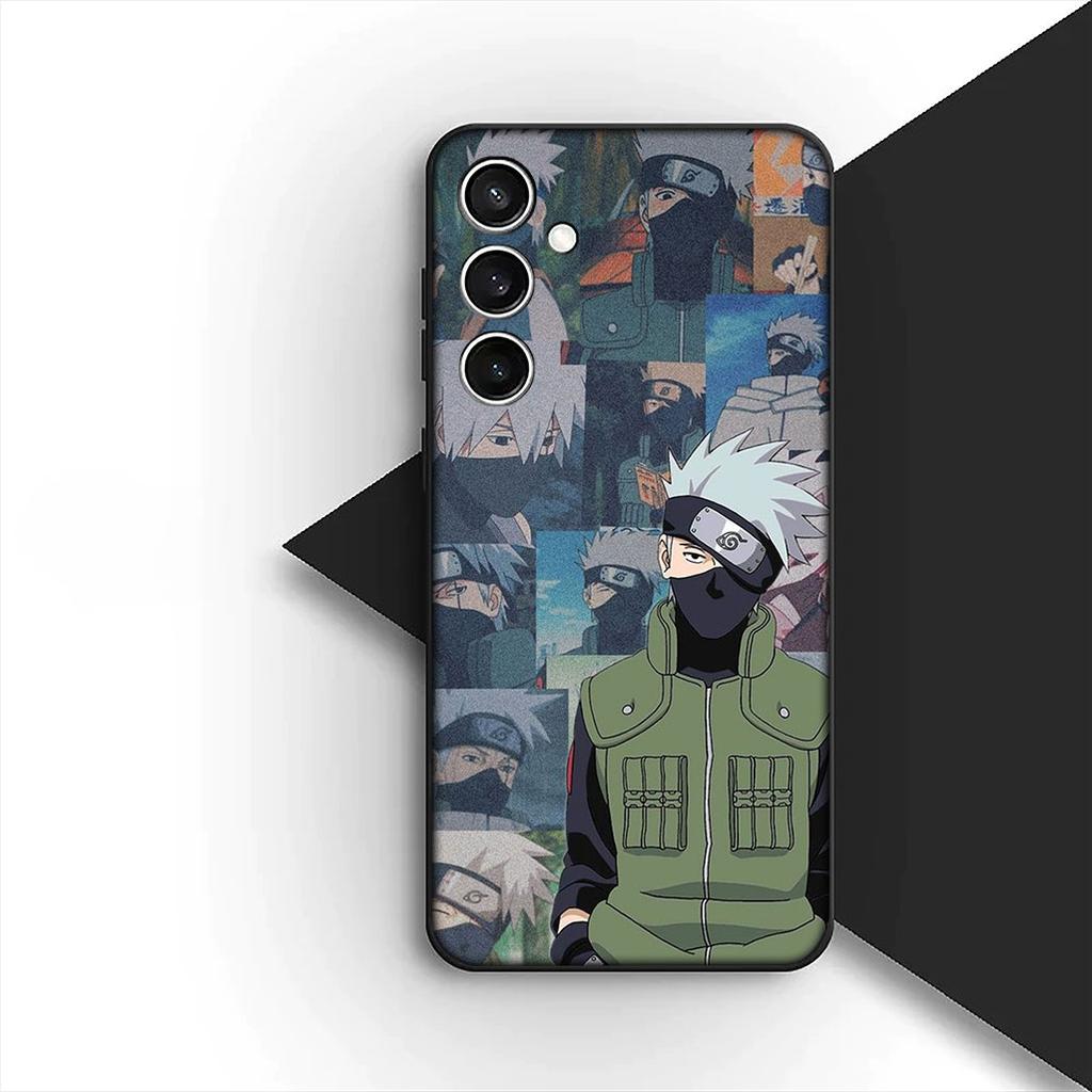 Cover Morbida per Samsung Galaxy S24 S25 S23 FE Ultra Plus S7 Edge S25+ S23+ A56 5G Custodia Cover per Telefono Kakashi Narutos Itachi Uchiha