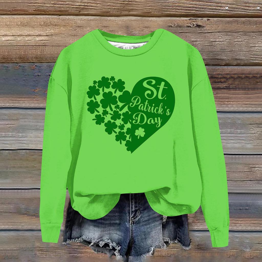 Women's Fashion Casual Long Sleeve Loose Printed Sweatshirt