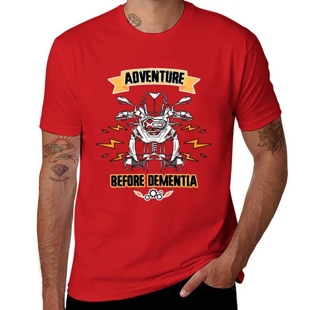 Adventure Motorbike 1250 GS Motorcycle Rider Adventure Before Dementia 1200 T-Shirt Kawaii Clothes Customizeds T Shirts Men