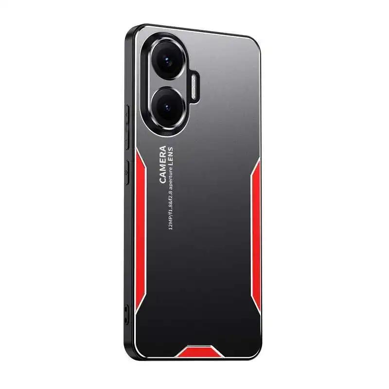 Blade Style Metal Texture Alloy Shockproof Business Case for Xiaomi POCO X8 Pro Max X7 X6 X5 X4 GT M8 M6 M5s F8 Ultra F7 F6 F5 C85 C75 Series Cover