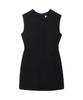 RENEJ Bobo Round Tweed Mini Dress