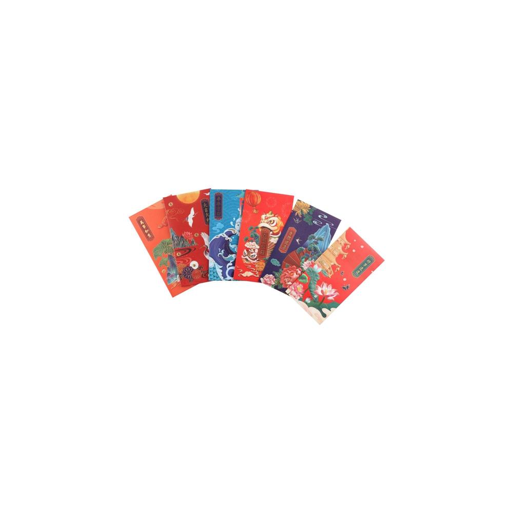 Lucky Money Blessing Crane Hot-Stamping Bless Pocket Red Pocket Red Envelope Chinese New Year