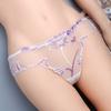 Women'S Panties Summer Ultrathin Nude Feel Underwear Floral Embroidery Briefs Lingerie Thin Transparent Mesh Underpants