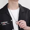 Punk Fashion Gold Color Zircon Pendant Neckalces Men Women Hiphop Titanium Stainless Steel Rhinestone Choker Necklace Jewelry