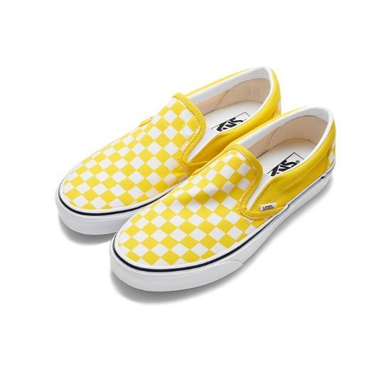 Vans Classic Slip-On 'Checkerboard - Cyber Yellow' VN0A33TB42Z