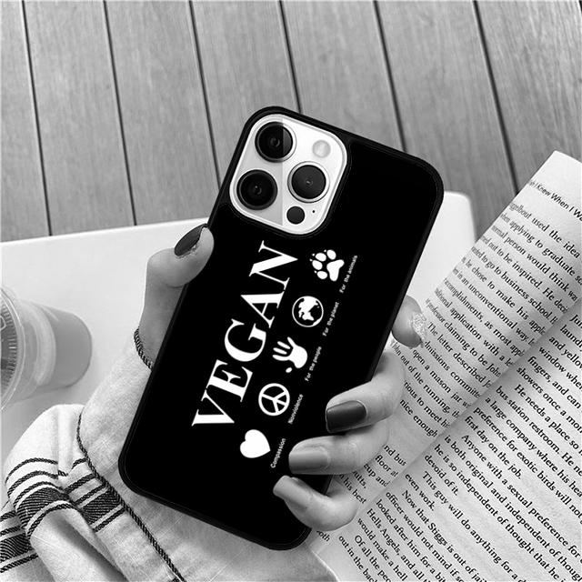 Vegan Friends Not Food Coque Shell For iPhone 17 Air 15 16 14 13 12 Pro Max 11 Pro Max Plus Phone Case Cover