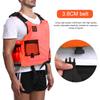 Professional Outdoor Adult Life Jacket Vest Oblique Zipper Safety Protective Wear for Swimming Snorkeling Sailing
