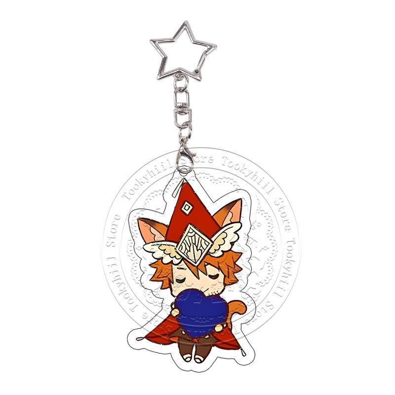 Witch Hat Atelier Acrylic Keychain Orugio Coco Tetia Anime Cartoon Characters Bag Decoraccessories Pendant Keyring Birthday Gift