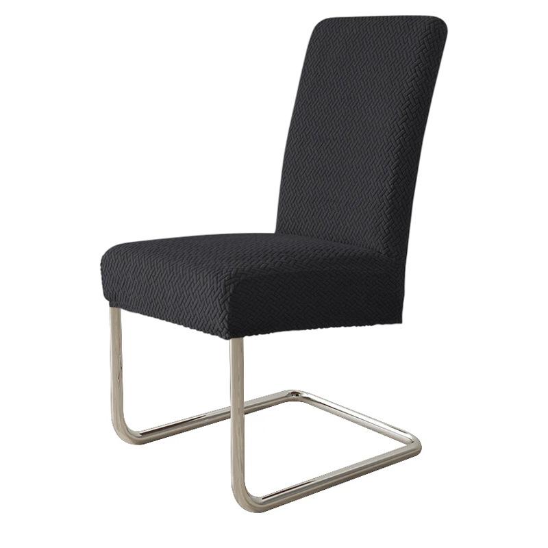 

Чохол на стілець Чотири сезони Еластичний Твіловий Чохол для обіднього стільця Дім Готель Обідній стілець Пилозахисний чохол Чохол на стілець Висококласний вигляд 45*38*4cm чорний