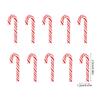 10/30/50Pcs Mini Candy Cane Christmas Decoration Red White Resin Candy DIY Crafts Xmas Pendant Navidad Home Decor 2025 New Year